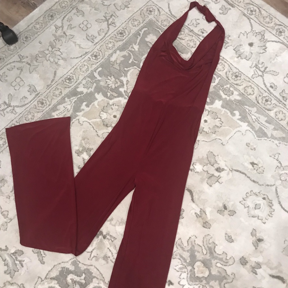 Maroon Jumpsuit